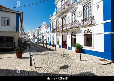 Kulturzentrum Jaime Lobo e Silva, Ericeira, Lissabon Küste, Portugal Stockfoto