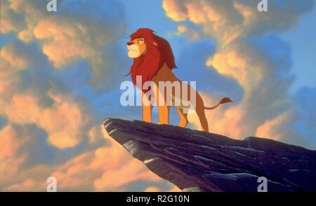 Der König der Löwen Jahr: 1994 USA Regie: Roger Allers Rob Minkoff Animation Stockfoto