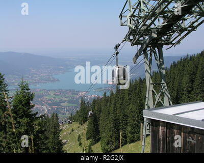 Der wallberg mit Tegernsee Stockfoto