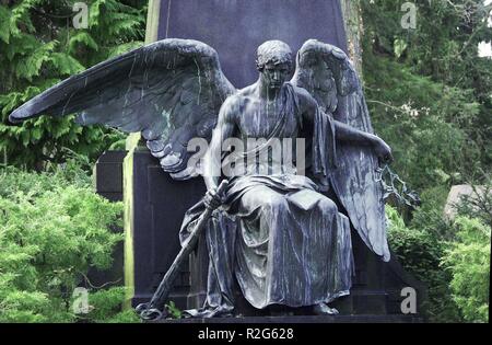 Sad Angel in der offenen Stockfoto