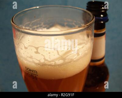 Weiß Bier im Glas Stockfoto