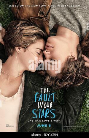 Ein Fehler In unserer Stars-Jahr: 2014 USA Regie: Josh Boone Shailene Woodley, Ansel Elgort Affiche du Film (USA) Stockfoto