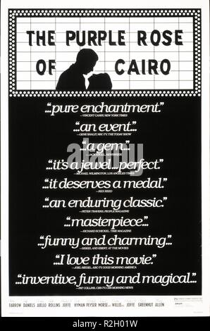 Die Lila Rose von Kairo Jahr: 1985 USA Regie: Woody Allen Film Poster (USA) Stockfoto