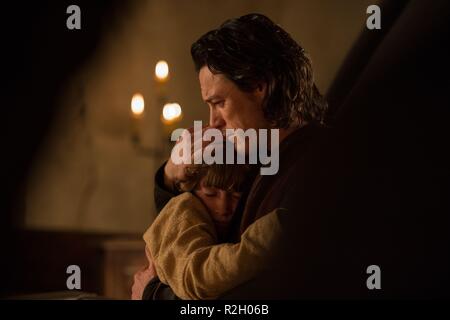 Dracula Untold Jahr: 2014-USA Regie: Gary Shore Luke Evans, Art Parkinson Stockfoto