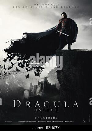 Dracula Untold Jahr: 2014 USA Regie: Gary Shore Luke Evans Film Poster (Fr) Stockfoto