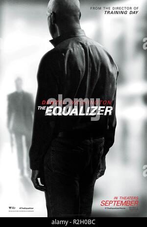 Der Equalizer Jahr 2014 USA Regie: Antoine Fuqua Denzel Washington Filmplakat (USA) Stockfoto