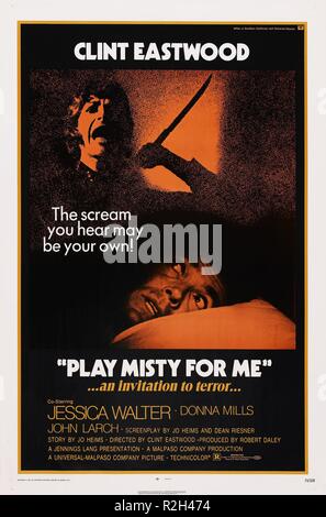 Play Misty für mich Jahr: 1971 USA Regie: Clint Eastwood Film Poster (USA) Stockfoto