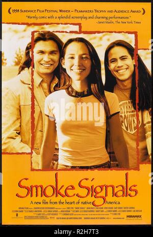 Smoke Signals Jahr: 1998 USA Regie: Chris Eyre Gary Bauer, Irene Bedard, Adam Beach Movie Poster (USA) Stockfoto