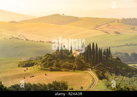 Schöne Landschaft der Toskana in Italien - Reiseziel in Europa Stockfoto