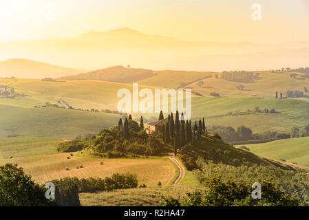 Schöne Landschaft der Toskana in Italien - Reiseziel in Europa Stockfoto