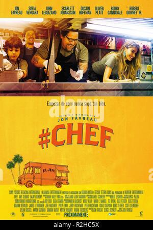 #Chef Jahr: 2014 USA Regie: Jon Favreau Jon Favreau, Emjay Anthony, Sofia Vergara Filmplakat (Sp) Stockfoto