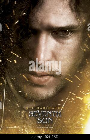 Siebter Sohn Jahr: 2014 Großbritannien/USA Regie: Sergej Bodrov Kit Harington Filmplakat (USA) Stockfoto