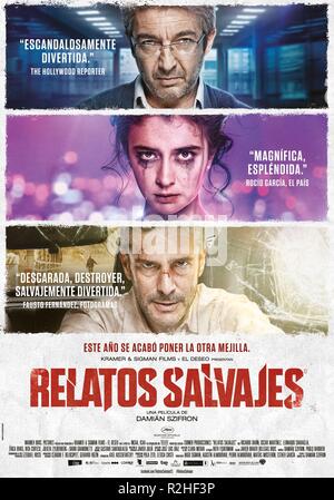 Relatos salvajes Wilde Geschichten Jahr: Spanien 2014 Regie: Damian Szifron Filmplakat (Sp) Stockfoto