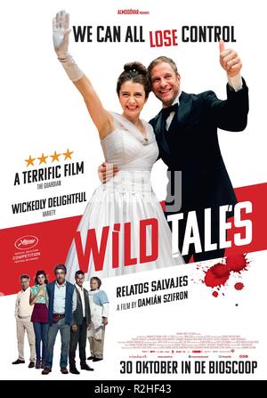 Relatos salvajes Wilde Geschichten Jahr: Spanien 2014 Regie: Damian Szifron Filmplakat (NL) Stockfoto