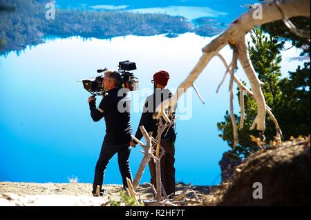 Wilde Jahr: 2014 USA Regie: Jean-Marc Vallée Jean-Marc Vallée Shooting Bild Stockfoto