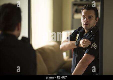 Seien wir Polizisten Jahr: 2014-USA Regie: Luke Greenfield Jake Johnson Stockfoto