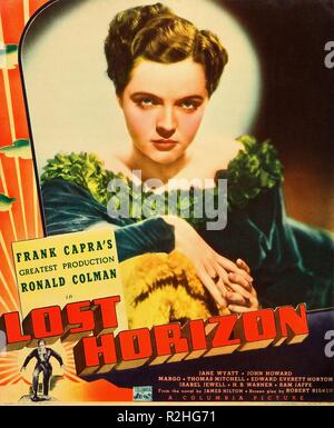 Lost Horizon Jahr: 1937 USA Regie: Frank Capra Film Poster (USA) Stockfoto