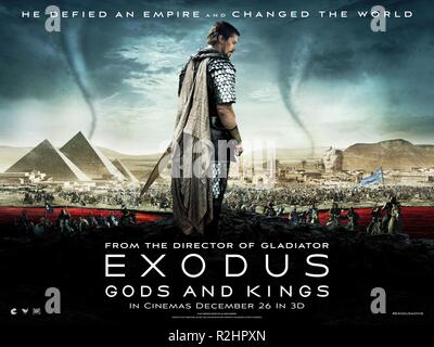 Exodus: Götter und Könige Jahr: 2014 USA / UK Regie: Ridley Scott Christian Bale Filmplakat (USA) Stockfoto