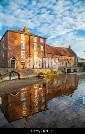 Die alte Mühle Stadt Weg, Harnham, Salisbury, Wiltshire Stockfoto