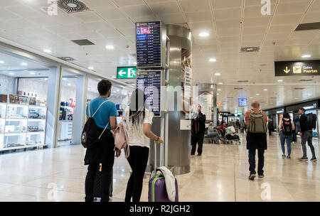 Madrid Airport terminal Building. Spanien Stockfoto