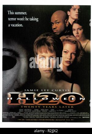 Halloween H20: 20 Jahre später Jahr: 1998 USA Regie: Steve Miner Jamie Lee Curtis Poster (USA) Stockfoto