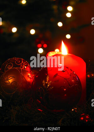 Advent, Weihnachten, Kerzen Stockfoto