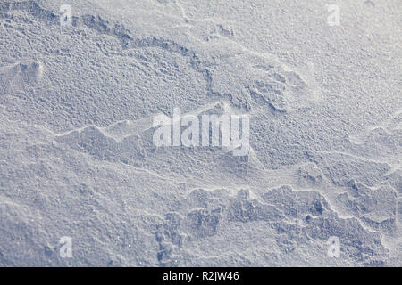 Schneeoberfläche Stockfoto
