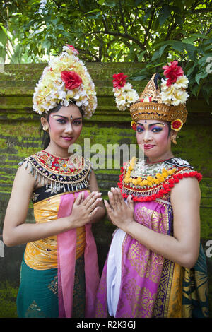 Indonesien, Bali, Tempel 'Batabulan', Barong Tänzer, Stockfoto