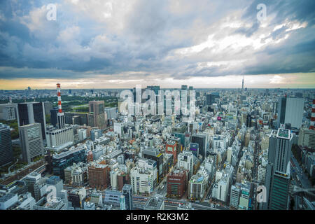 Blick auf Tokio, Stockfoto