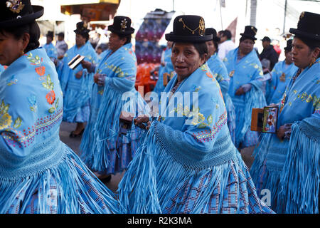 Bolivien, La Paz, Fiesta del Gran Poder, Stockfoto