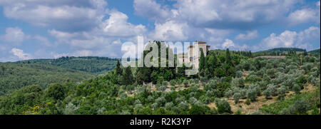 Landschaft in der Toskana, Italien Stockfoto