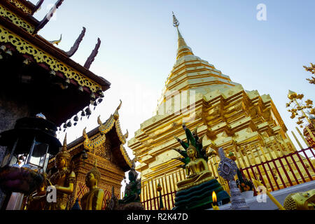 Wat Phra dieses Doi Suthep in Chiang Mai, Thailand Stockfoto