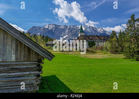 G7 Sumit, Schloss Elmau, Deutschland Stockfoto