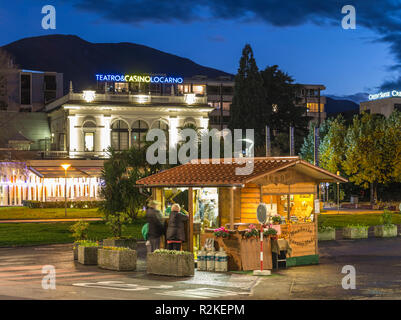 Chestnut Hütte in Locarno. Stockfoto