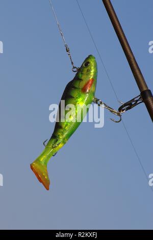 Angelköder Stockfoto