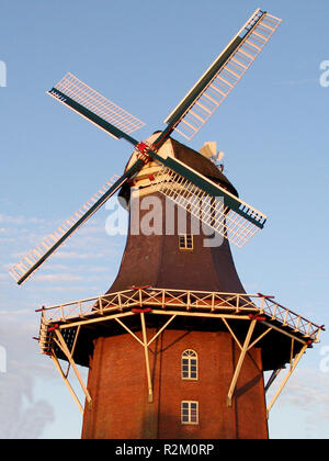 Vareler Windmühle Stockfoto