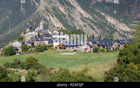 Tirvia, einem kleinen Dorf in den katalanischen Pyrenäen Stockfoto