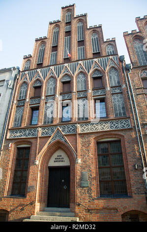 Museum von Nicolaus Copernicus in Torun Altstadt aufgeführt von der UNESCO zum Weltkulturerbe, Polen. 3. September 2018 © wojciech Strozyk/Alamy Stock Foto Stockfoto