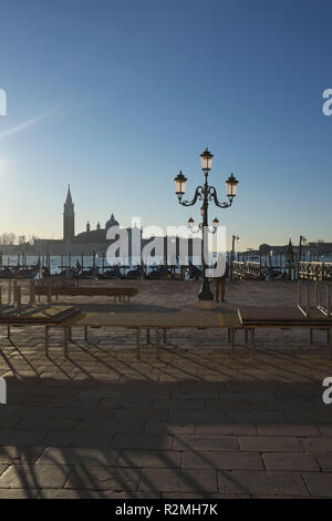 Venedig, Blick auf die Kirche San Giorgio Maggiore auf Giudecca Stockfoto