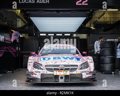 Rennwagen im Karton, DTM Nürburgring 2017 Stockfoto