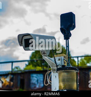 Kamera, Überwachung, Spionage, Steuerung Stockfoto