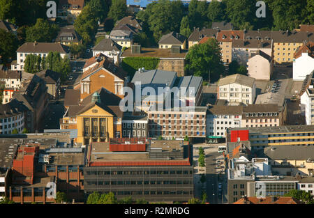 Luftaufnahme, Karl-Ernst-Osthaus Museum Hagen, Kurt Schumann, Hagen, Ruhrgebiet, Nordrhein-Westfalen, Deutschland, Europa, Stockfoto