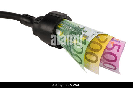 Hohe Energiekosten. Stockfoto