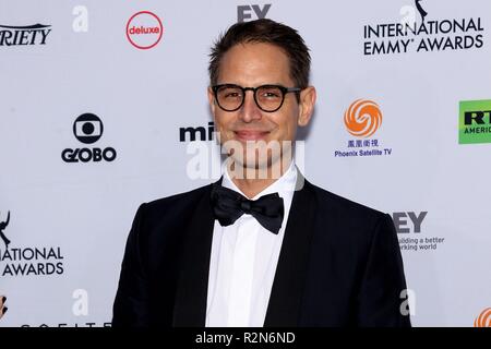 New York, NY, USA. Nov, 2018 19. Bei der Ankunft für den 46. Internationalen Emmy Awards, New York Hilton in Midtown, New York, NY 19. November 2018. Quelle: Steve Mack/Everett Collection/Alamy leben Nachrichten Stockfoto