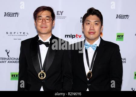New York, NY, USA. Nov, 2018 19. Bei der Ankunft für den 46. Internationalen Emmy Awards, New York Hilton in Midtown, New York, NY 19. November 2018. Quelle: Steve Mack/Everett Collection/Alamy leben Nachrichten Stockfoto