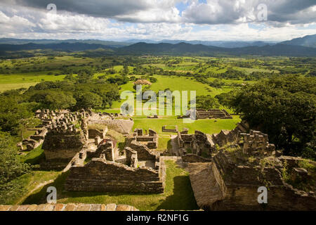 Die Maya-ruinen von Tonina in Chiapas, Mexiko. Stockfoto