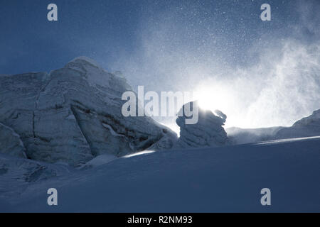 Ochsental Gletscher, Silvretta Alpen, Vorarlberg, Österreich Stockfoto