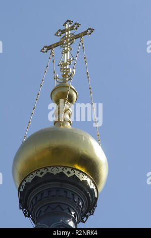 Russisch-orthodoxe Kirche in dresden Stockfoto