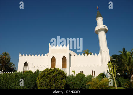 Weiße Moschee in Marbella, Spanien Stockfoto