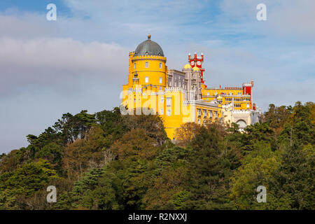 Pena National Palast (Palacio Nacional da Pena). Sintra, Portugal Stockfoto